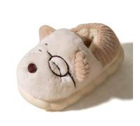 Générique Pantoufles pour Enfants garçons et Filles Pieds Nus,Antidérapants,Doublés Polaire Bottes Chaussures Premiers Pas pour la Maison et la Maternelle Chaussons Hiver Chauds pour Tout-Petits