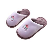 Générique Pantoufles pour Enfants garçons et Filles Pieds Nus,Antidérapants,Doublés Polaire Bottes Chaussures Premiers Pas pour Une Utilisation Quotidienne Pantoufle Chaud Enfant Fille Hiver