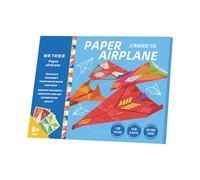 Générique Paper Airplane Kit - Creative Kids Craft Kit, DIY Flying Plane Toys for Children | Educational STEM Activity for Home