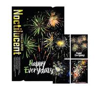 Générique Papier à Gratter Arc-en- Kit Artistique Phosphorescent à Gratter,Ensemble de Grattage Peinture pour Garçons Filles Ados,Garçons Filles