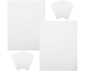Générique Papier Adhésif Double Face A4 Blanc en Pet, 10 Feuilles, Adhésif Double Face Facile à Utiliser sans Traces, pour Décoration de Mariage et Posters