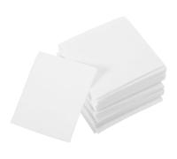 Générique Papier de Fibre Céramique Haute Température 80x80 Mm 50 Feuilles pour Joint D'isolation Four à Céramique et Micro-ondes, Feutre Blanc Résistant pour Four de Fusion, Accessoire
