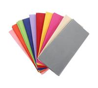 Générique Papier de Soie Coloré 100 Feuilles 10 Couleurs Assorties pour Emballage Créatif Origami et Loisirs Créatifs Garçon et Filles Papier Résistant aux Déchirures pour Bouquets et