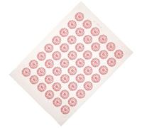 Générique Papier de Transfert Céramique Rouge pour Poterie Motifs Délicats, Résistant aux Hautes Températures, pour Artistes et Créateurs en Poterie