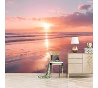 Générique papier peint 3d 250x180cm Ciel Rose papier peint mural chambre Décoration murale 3D sur toile de peinture à l’huile sans joint pour salon moderne ou mur TV EB24-4405