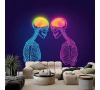 Générique Papier Peint 3D Crâne et cerveau 250x175 cm Papier Peint Murale Panoramique Intissé, Muraux Photo Poster Personnalisé, Pour Salon Garçon Fille Ado Chambre Décor