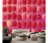 Générique Papier Peint 3D Puzzle de fruits roses 250x175 cm Papier Peint Murale Panoramique Intissé, Muraux Photo Poster Personnalisé, Pour Salon Garçon Fille Ado Chambre Décor