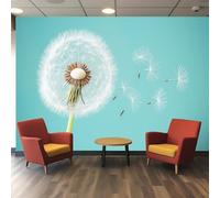 Générique Papier peint 3D Pwallpaper - Graines de pissenlit flottantes éthérées avec motif dérivant de parachutes délicats, Papier peint polyester à thème nature minima