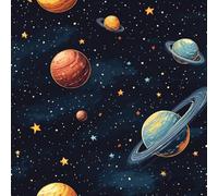 Générique Papier Peint à Décoller et à Coller Espace 50×300cm Ciel étoilé De L'espace De Rêve Amovible et Imperméable Décoratif Papier Peint Autocollant en Vinyle pour Salon Chambre à coucher