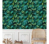 Générique papier peint adhesif 44 X100Lcm Feuilles De Tortue Tropicale papier peint cuisine Idéal pour transformer une vieille cuisine ou salle à manger sans grands travaux Z260255