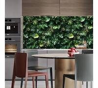 Générique papier peint adhesif 44 X100Lcm Feuilles De Tortue Tropicale papier peint enfant Effet 3D réaliste, ajoute du caractère à n’importe quelle pièce - sans colle ni poussière Z260291