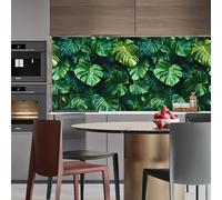 Générique papier peint adhesif 44 X100Lcm Feuilles De Tortue Tropicale papier peint enfant Effet 3D réaliste, ajoute du caractère à n’importe quelle pièce - sans colle ni poussière Z260251