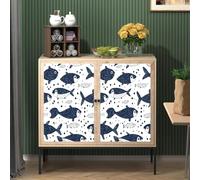 Générique papier peint adhesif 44 X100Lcm Poisson D'art De Dessin Animé papier peint enfant Effet 3D réaliste, ajoute du caractère à n’importe quelle pièce - sans colle ni poussière Z263616