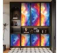 Générique papier peint adhesif 44 X300Lcm Art De La Fumée Colorée colle papier peint intissé Revêtement mural sans raccord apparent, facile à aligner pour un rendu professionnel Z261463