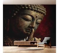 Générique Papier Peint Bouddha, Intissé Murale 250x175cm | Papier Peint Panoramique Statue de Bouddha, Chambre Wallpaper, Fresque, Salon Deco D&p2