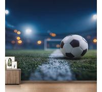 Générique Papier Peint Football Papier Peint Panoramique Sports 3D Papiers Peints Intissé Fresque Murale, Decoration Chambre Salon Wallpaper, 200 x 140 cm GI&3