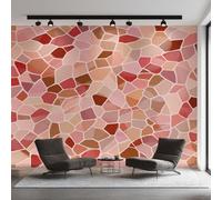 Générique Papier Peint Géométrique Papier Peint Panoramique Abstrait Moderne Papiers Peints Intissé Fresque Murale, Decoration Chambre Salon Wallpaper, 250 x 175 cm CDO&XT