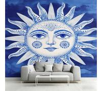 Générique Papier Peint Intissé Céleste, Papier Peint Panoramique Astrologie Solaire pour Salon Chambre Bureau Couloir, Décoration Murale, 450 x 315 cm (L x H) Y&W67