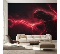 Générique Papier Peint Intissé Faucheuse, Papier Peint Panoramique Squelette Gothique pour Salon Chambre, Déco Murale Maison, Décoration Photo Murale 400x280 cm K-MZ&25
