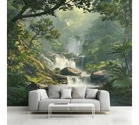 Générique Papier Peint Intissé Forêt Tropicale, Papier Peint Panoramique Paysage Naturel pour Salon Chambre Bureau Couloir, Décoration Murale, 250 x 175 cm (L x H) Y&W54