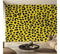 Générique Papier Peint Intissé Imprimé Léopard Jaune, Papier Peint Panoramique Guépard pour Salon Chambre Bureau Couloir, Décoration Murale, 250 x 175 cm (L x H) Y&W82