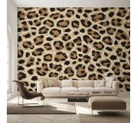 Générique Papier Peint Intissé Léopard, Papier Peint Panoramique Motif Guépard Animaux Sauvage pour Salon Chambre, Déco Murale Maison, Décoration Photo Murale 450x315 cm K-MZ&18
