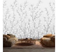 Générique Papier Peint Intissé Moderne Feuilles Boheme Planter Feuille 200 x 140 cm Papier Peint Panoramique Grandes Poster Mural Photo pour Salon, Chambre, Décor Fond TV M76