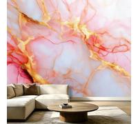 Générique Papier Peint Intissé Pierre Fluide 200 x 140 cm Papier Peint Panoramique Grandes poster Mural Photo, Texture De Marbre pour Salon, Chambre Décoration Murale, Blanc