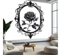 Générique Papier Peint Intissé Style Minimaliste 400L x 280H cm, Papier Peint Panoramique Gothique Carreaux Rose - Grandes Poster Mural Photo pour Salon Chambre Restaurant DéCor Fond Tv