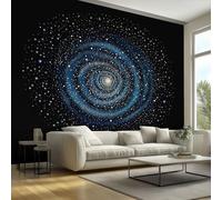Générique Papier Peint Intissé Univers Espace étoiles 450 x 315 cm Papier Peint Panoramique Grandes Poster Mural Photo pour Salon, Chambre, Décor Fond TV E98