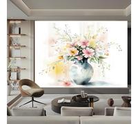 Générique Papier peint intissé Vase 200 x 140 cm (W x H) Aquarelle Toison Mur Tableaux Muraux Tapisserie Photo Décoration Murale Salon Chambre