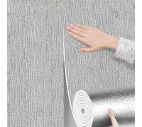 Générique Papier Peint Isolant Thermique Autocollant 5 Mm, pour Murs Intérieurs,Protection Contre Le Froid Et Les Moisissures, Isolation Thermique,Tapis Isolant pour Murs Humides,Gris,L20m W50cm