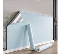 Générique Papier Peint Isolant Thermique Et Résistant à L'humidité en Rouleau,Autocollant, Imperméable pour Murs Intérieurs,pour La Protection Et La Décoration des Murs,pour Cuisine,Bleu,50x280cm