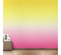 Générique Papier Peint Jaune Dégradé Papier Peint Panoramique Dégradé Rose Moderne Papiers Peints Intissé Fresque Murale, Decoration Chambre Salon Wallpaper, 200 x 140 cm GI&3