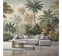 Générique Papier Peint Jungle Papier Peint Panoramique Palmier Tropical Papiers Peints Intissé Fresque Murale, Decoration Chambre Salon, 250 x 175 cm AC&01D