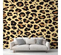 Générique Papier Peint Léopard Papier Peint Panoramique Impression Guépard Papiers Peints Intissé Fresque Murale, Decoration Chambre Salon Wallpaper, 500 x 260 cm BIO&Ｊ