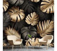Générique Papier Peint Monstera Pour Salon, Fresque Murale Feuilles Tropicales Pour Chambre, Stickers Muraux Mural Intissé, Papier Peint Photo Intissé Imperméable Non Amovible 150 x 100 cm &A1708