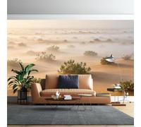 Générique Papier Peint Mural Décoratif Moderne À Motif D'Arbustes Du Désert, Amovible Et Autocollant, 280 Cm (H) X 460 Cm (L), Pour Salon Ou Chambre-Imperméable-Décoration Murale À Faire Soi
