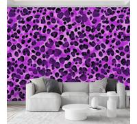 Générique Papier Peint Mural Moderne Élégant Animaux Léopard - Papier Peint Photo Intissé, Fresque Murale Tapisserie Photo pour Chambre Dressing Salon moderne Décoration Murale, 200 x 140 cm (L x H)