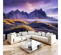 Générique Papier Peint Nature Sauvage Montagnes 3D Panoramique intissé Murale Paysage Papier Peint xxl Fresque Murale Moderne Peinture Murale Décorative pour Salon Chambre 366x254 11yf130