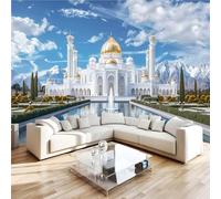 Générique Papier Peint Palais Européens Architecture 3D Panoramique intissé Murale Papier Peint xxl Fresque Murale Moderne Peinture Murale Décorative pour Salon Chambre 350x256 4yf59