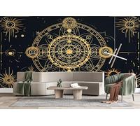 Générique Papier Peint Panoramiqu Corps Célestes 3D intissé Murale Style Mystérieux Papier Peint xxl Fresque Moderne Peinture Murale Décorative pour Salon Chambre 400x280 17yf236