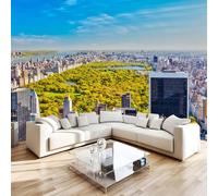 Générique Papier Peint Panoramiqu New York Central Park Horizon De La Ville 3D intissé Murale Architecture Papier Peint xxl Fresque Moderne Peinture Murale Décorative pour Salon Chambre 350x256 19f3