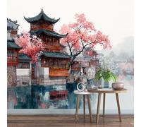 Générique Papier Peint Panoramique 140 x 100 cm Grenier Fresque Murale 3D Peinture De Paysage sur mesure taille Papier Peint Intisse pour Salon Chambre Décoration Murale