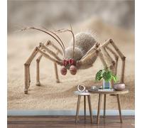 Générique Papier Peint Panoramique 300 x 210 cm Araignée Fresque Murale 3D Animal sur mesure taille Papier Peint Intisse pour Salon Chambre Décoration Murale