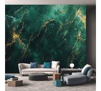 Générique Papier Peint Panoramique 350 x 256 cm, Papier Peint Effet Marbre Image Photo Murale Wallpaper Pour Chambre, Salon, Mur TV Artistique, Restaurant Décoration Murale FHGU11