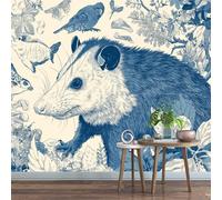 Générique Papier Peint Panoramique 500 x 280 cm Souris Fresque Murale 3D Animal sur mesure taille Papier Peint Intisse pour Salon Chambre Décoration Murale