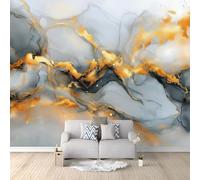 Générique Papier Peint Panoramique Abstrait Moderne Texture Marbre Luxe Gris Graphite 250 x 175 cm - Tapisserie Murale Moderne en Non-tissé pour Salon, Chambre à Coucher ou Chambre d'enfant