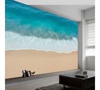 Générique Papier Peint Panoramique Bord De Mer 350 x 256 cm sur mesure taille Fresque Murale 3D, Décoration Murale Moderne Océan Paysage Plage, Papier Peint Intissé pour Salon Chambre Décoration