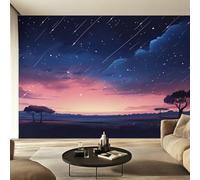 Générique Papier Peint Panoramique Ciel Étoilé, Papier Peint Univers Galaxie Fond pour Chambre Wallpaper, Fresque Murale pour Salon Salle Deco Murale, 250x175cm D&O184